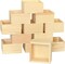 24 Pack 4 Inch Square Wood Box Unfinished Small Wooden Boxes for Crafts (Outer 4.1x 4.1x 2.4 in,Interior 3.5 x 3.5 x 2.3 in)
